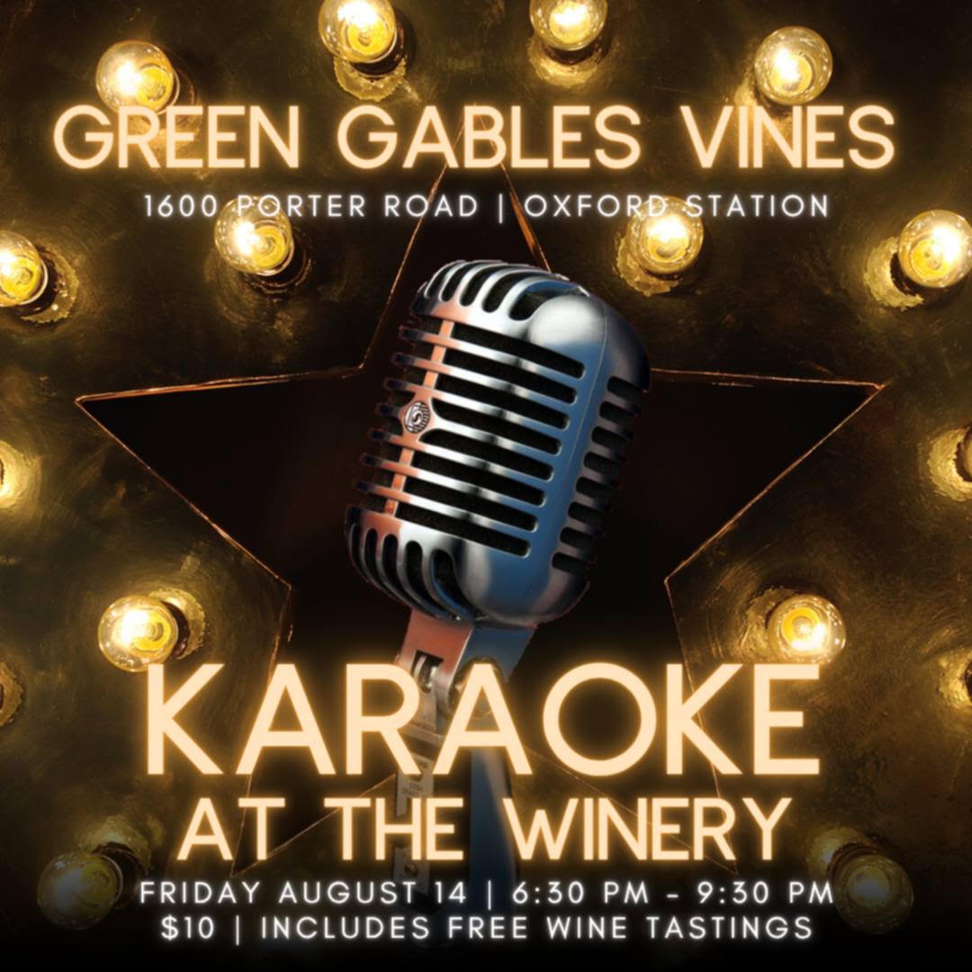 Karaoke at the vineyard